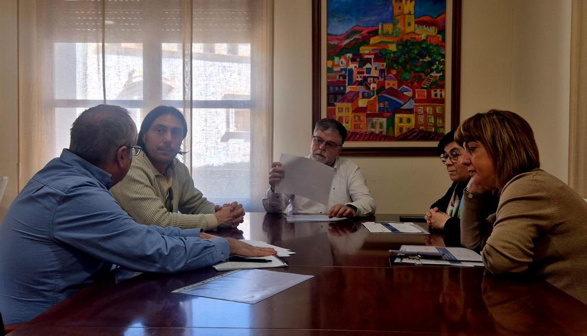 Un momento de la reunión.