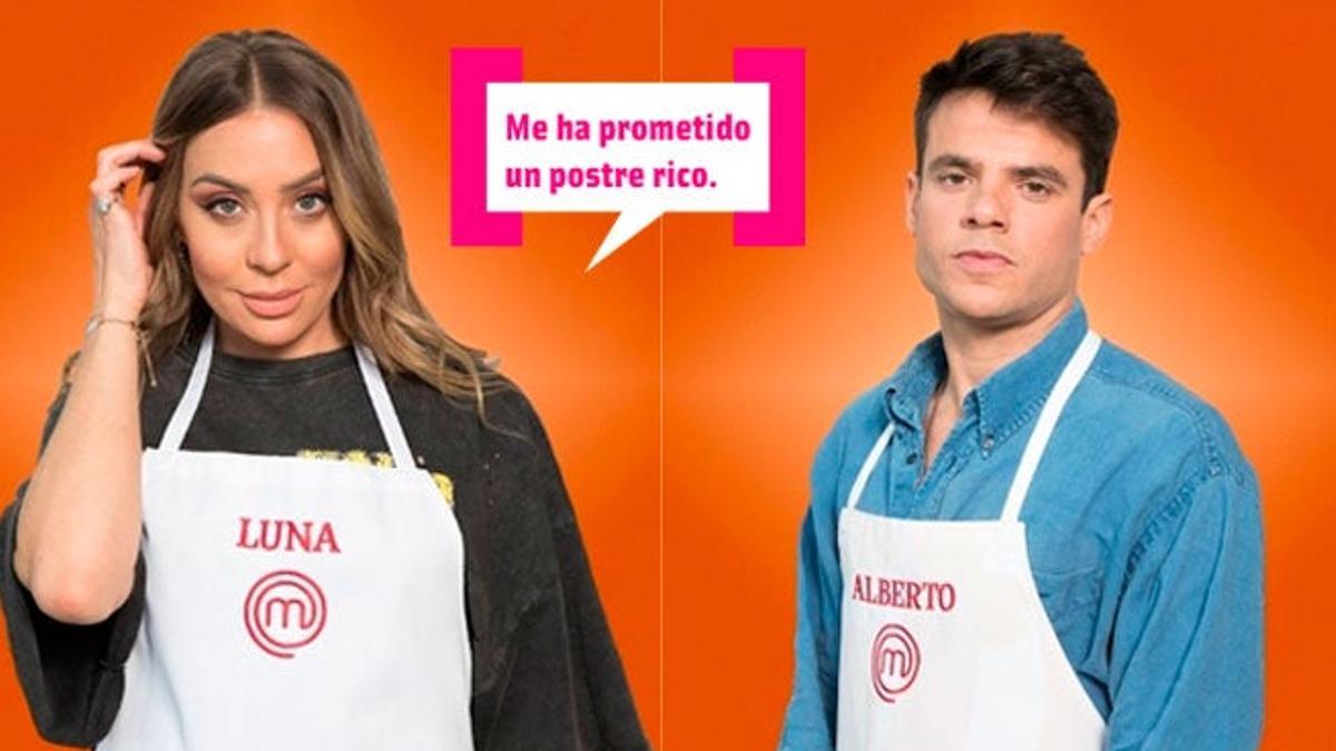 Luna y Alberto, concursantes de 'Masterchef 8'