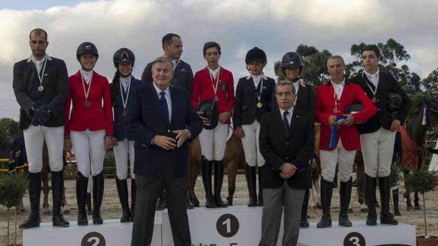 Ganadores de medallas en el Campeonato de Asturias.