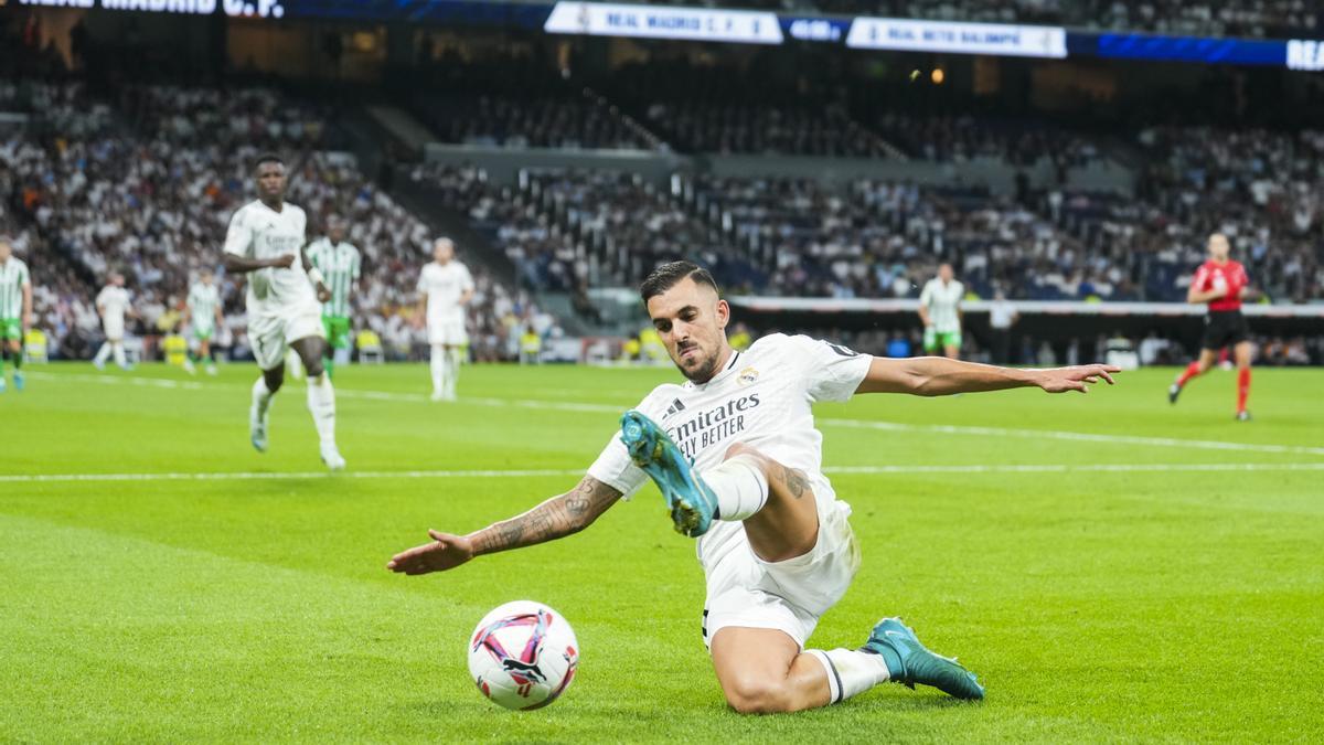 Dani Ceballos, jugador del Real Madrid, en el partido contra el Betis.