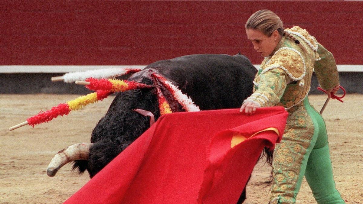 Cristina Sánchez en sus años.
