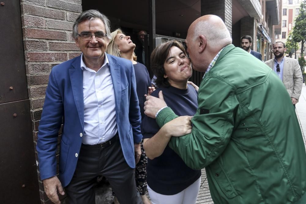 Acto de Soraya Sáenz de Santamaría en Oviedo.