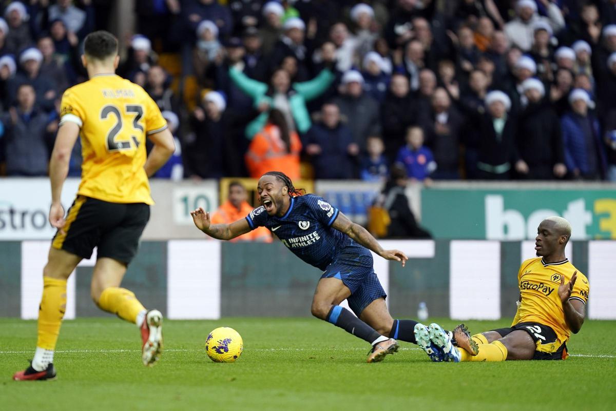 Sterling fue uno de los protagonistas en el partido ante los Wolves.