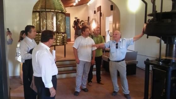 Última visita guiada de Juan Antonio García al faro de Portopí