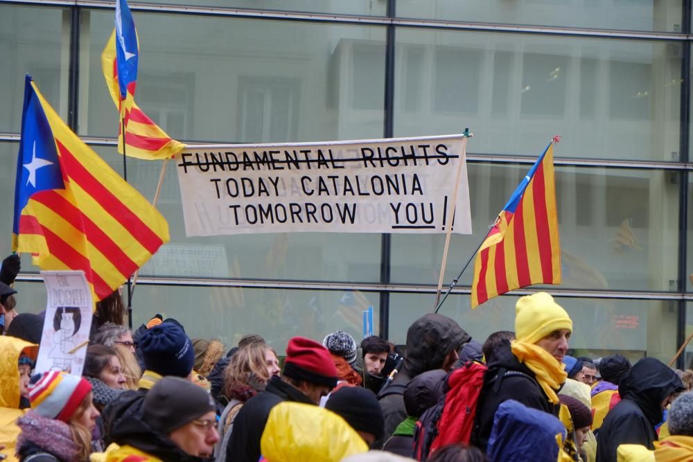 La manifestació de Brussel·les vista des de dins