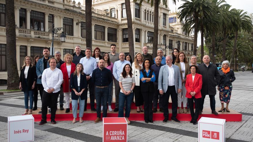 Elecciones municipales A Coruña | Presentación de la candidatura del PSOE