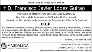 D. Francisco Javier López Guirao