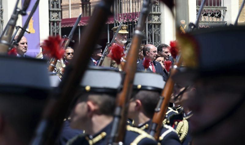 Visita de Felipe VI a la Academia General Militar de Zaragoza