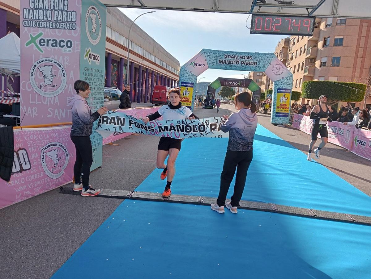 Davinia Albinyana, triunfadora de la prueba corta