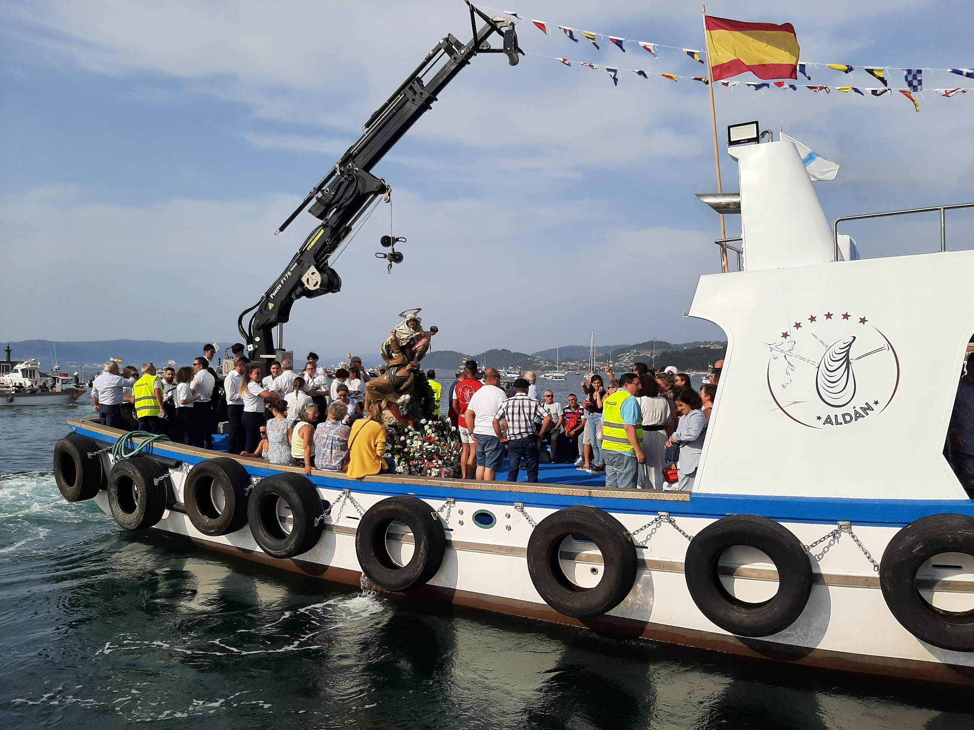 Las celebraciones de la Virgen del Carmen en Bueu