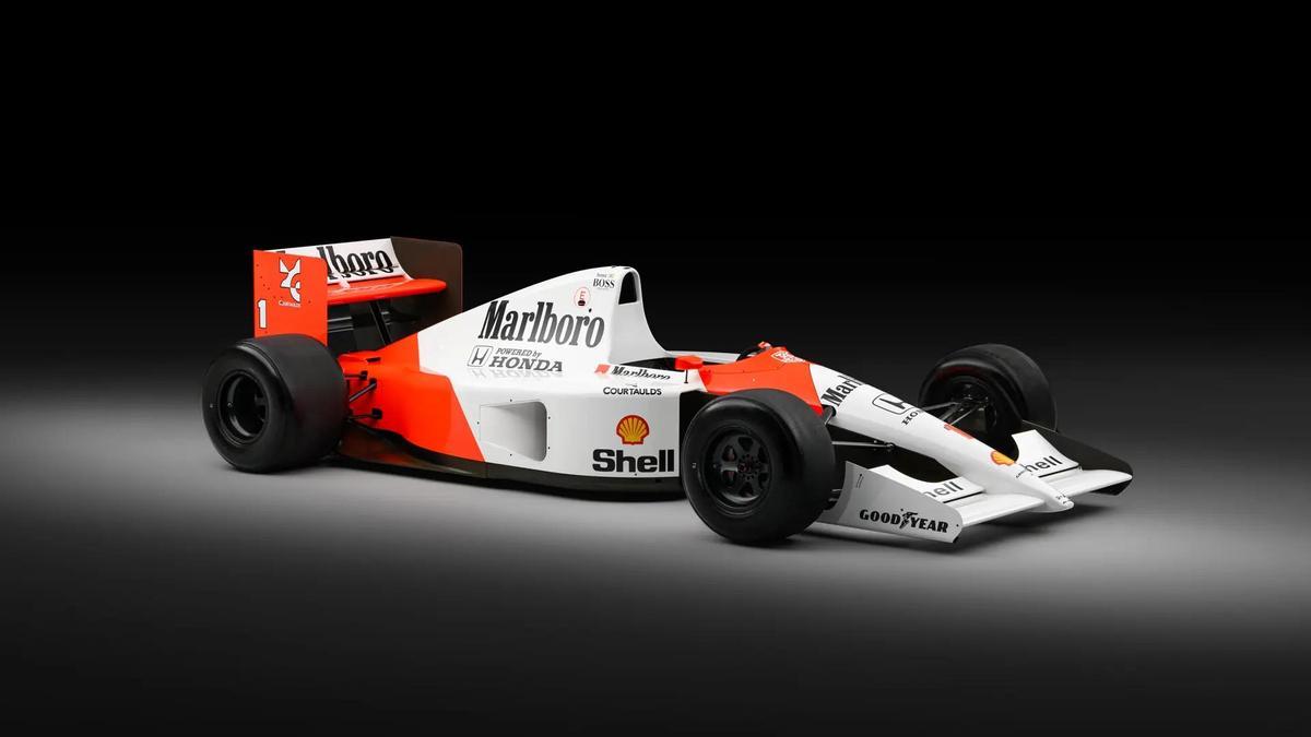 El McLaren MP4/6 de Ayrton Senna