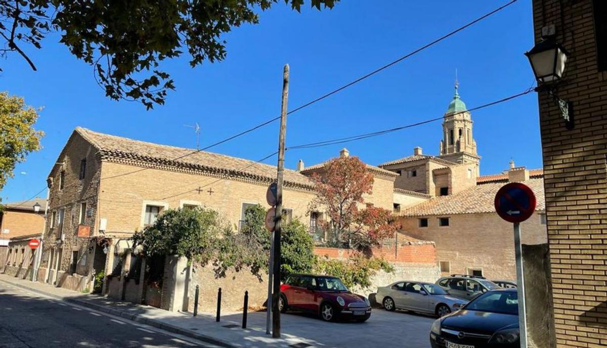 Vista panorámica del centro de La Cartuja, barrio rural de Zaragoza desde 1960. | EL PERIÓDICO