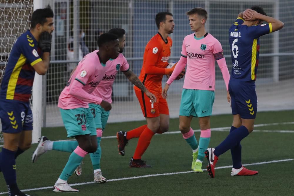 Llagostera- Barça B, en imatges