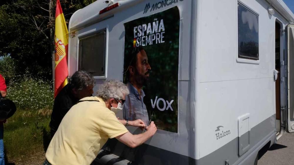 Caravana de Vox en Málaga contra el Gobierno