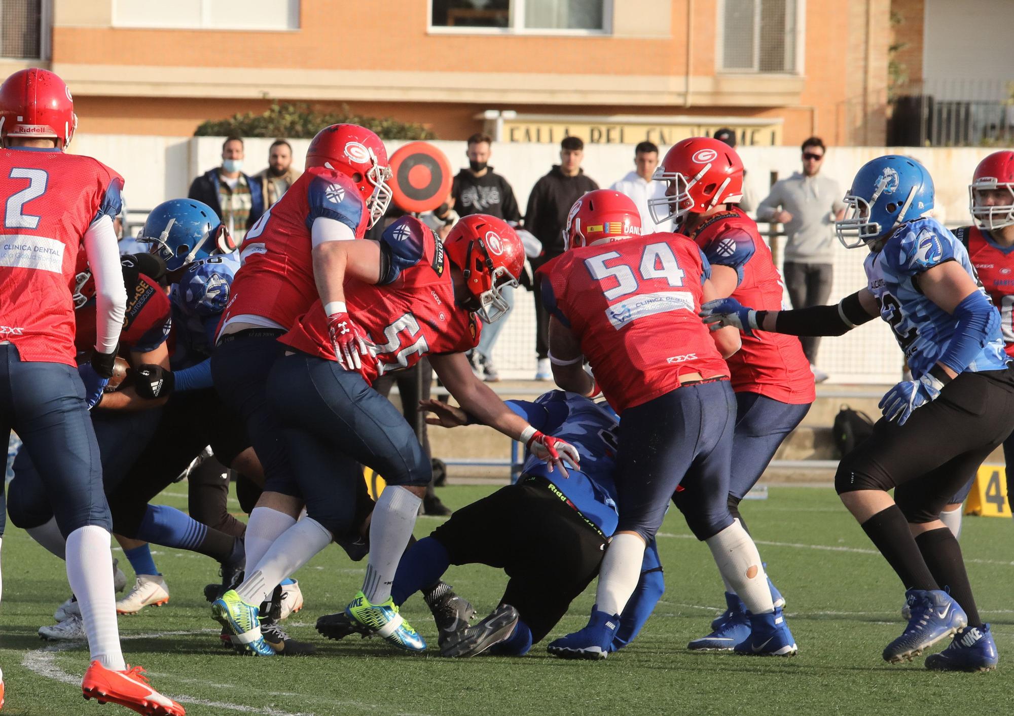 Valencia Giants contra Alicante Sharks de LNFA Serie B