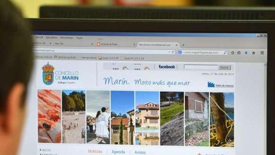 Página web del Concello de Marín.