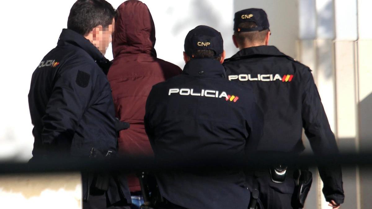 Una detención de la Policía Nacional de Zamora.