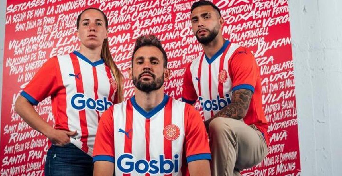 La nueva camiseta del Girona FC para la temporada 2023/2024.