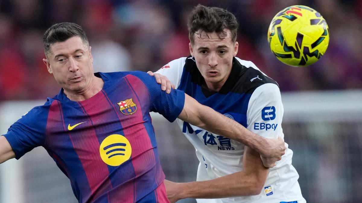 Lewandowski se fue de vacío esta jornada frente al Deportivo Alavés