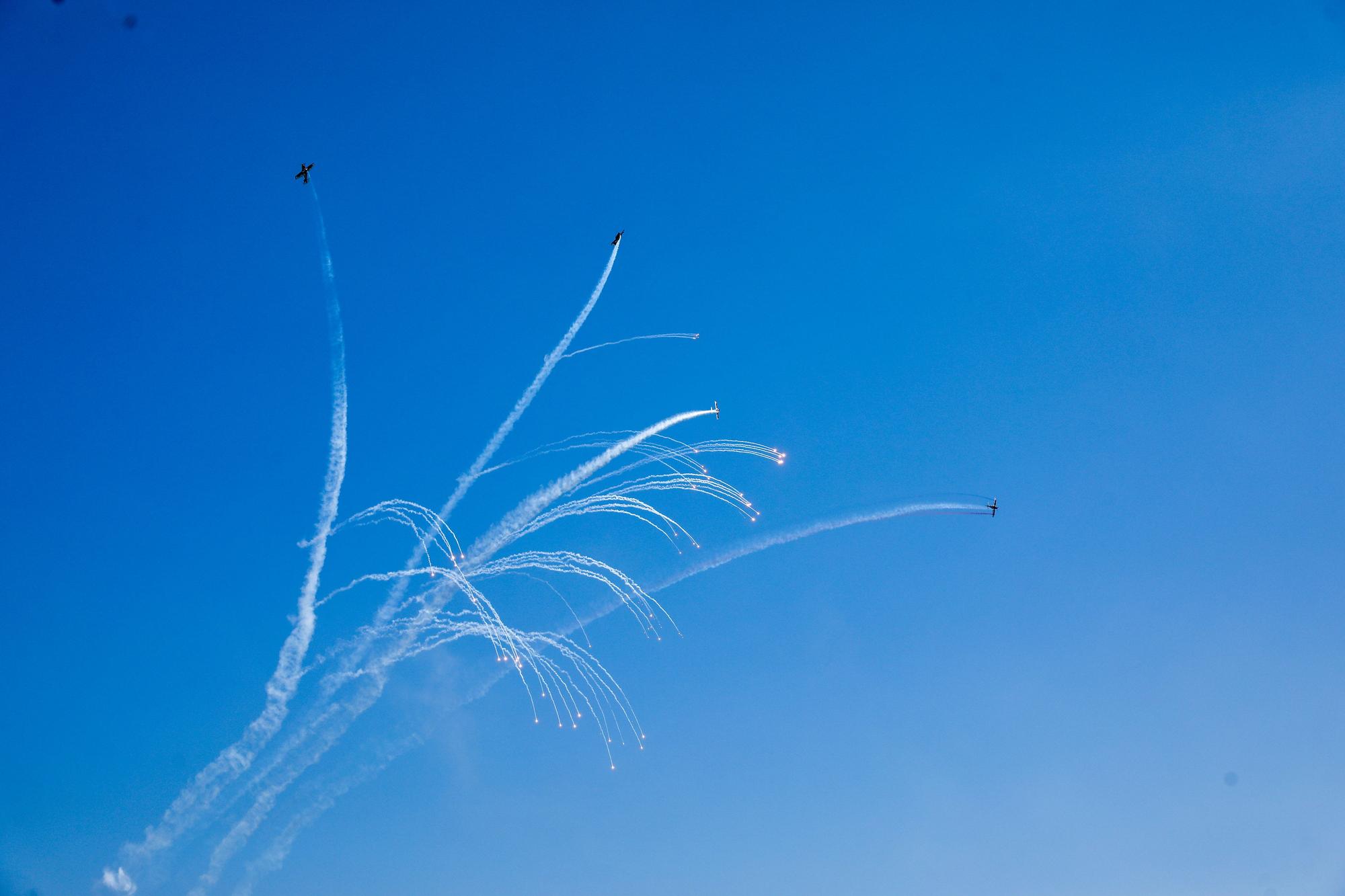 En imágenes: Espectacular y multitudinario regreso del festival aéreo en Gijón