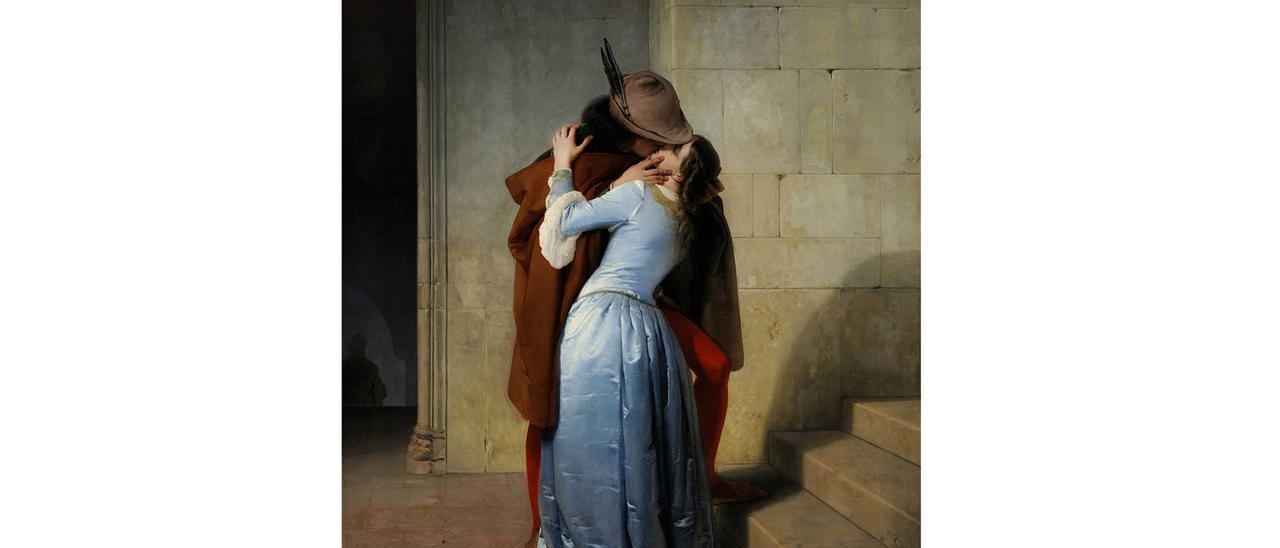 'El beso' de Francisco Hayez.