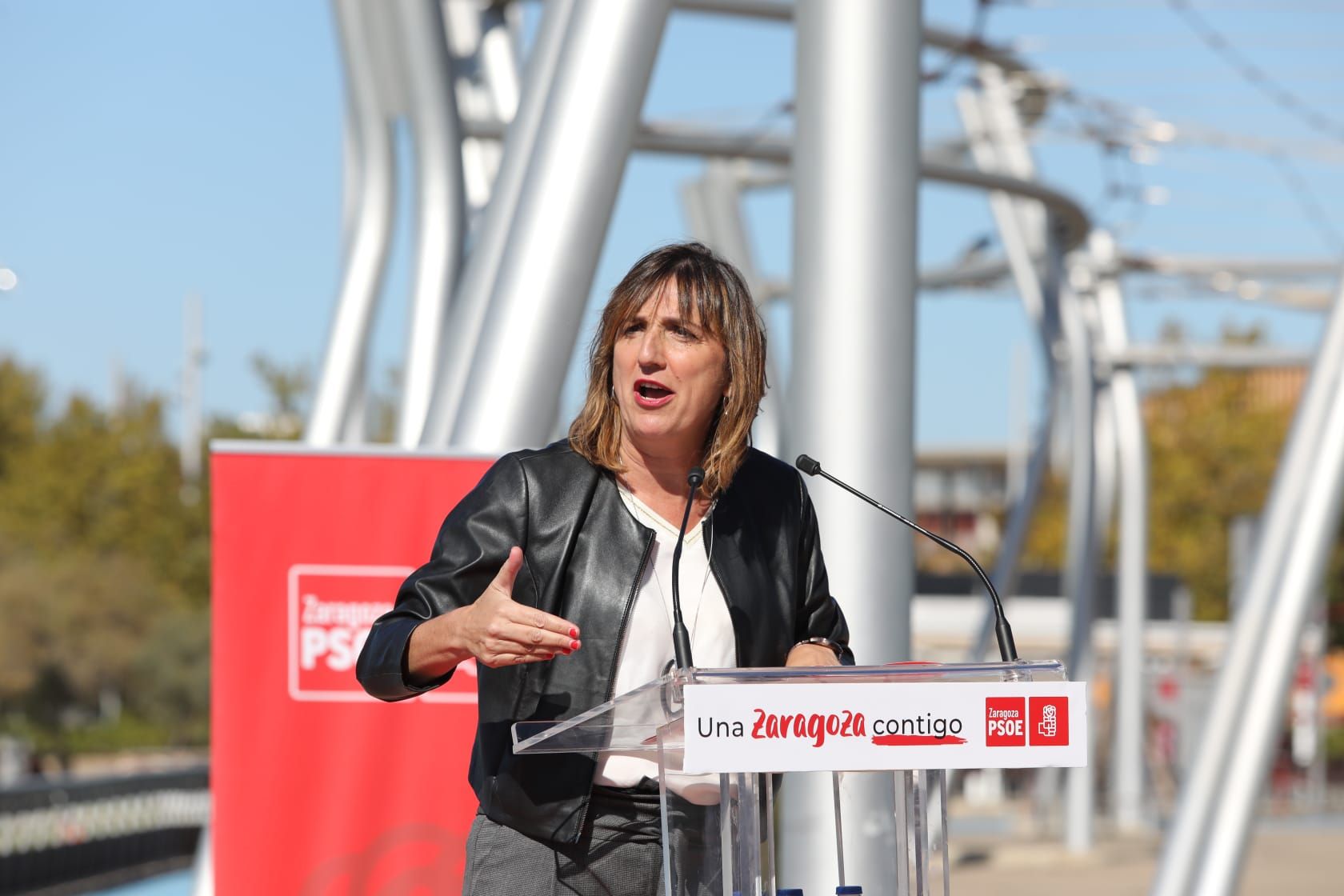 Presentación de Lola Ranera como candidata a la alcaldía de Zaragoza.