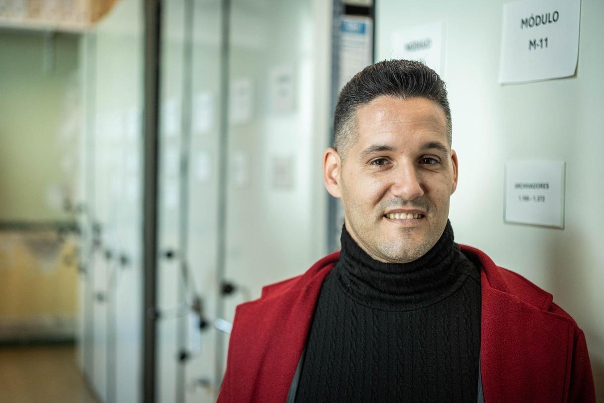 Daniel Melián, responsable del Archivo Histórico de La Laguna