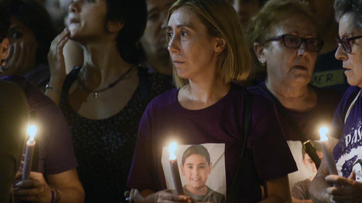 Manifestación por el crimen del niño de Beniel (Murcia)