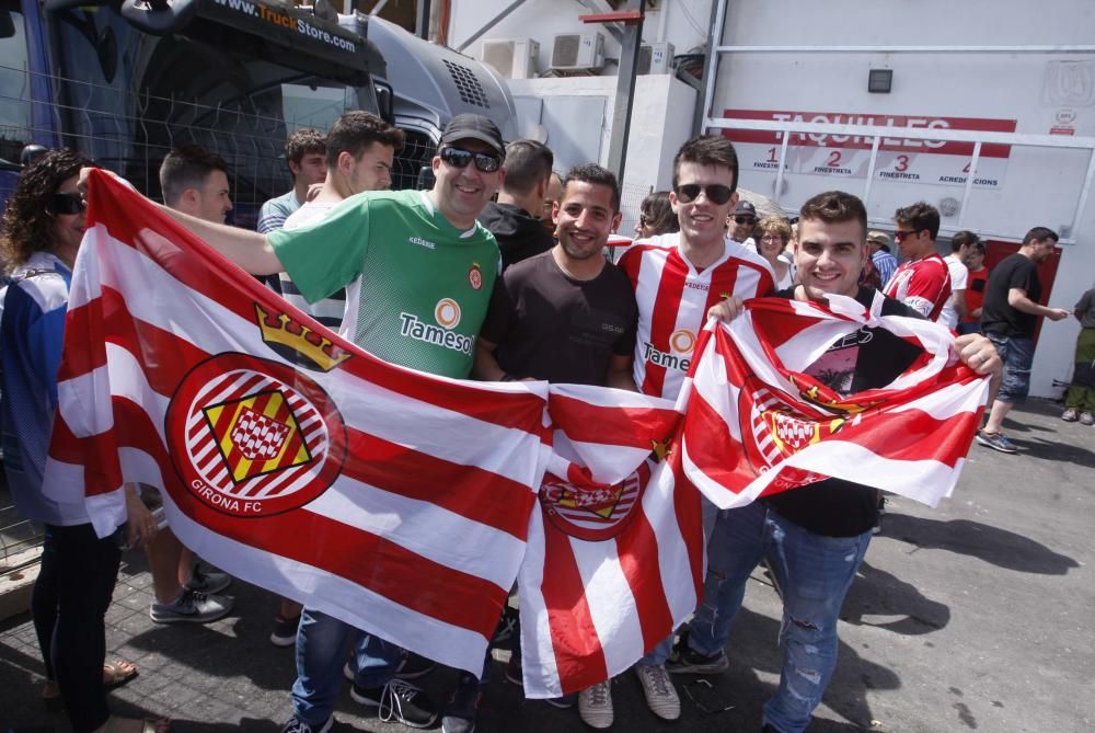 L'afició del Girona FC desembarca a Tarragona