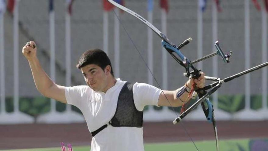 Miguel Alvariño, durante una competición. // Efe