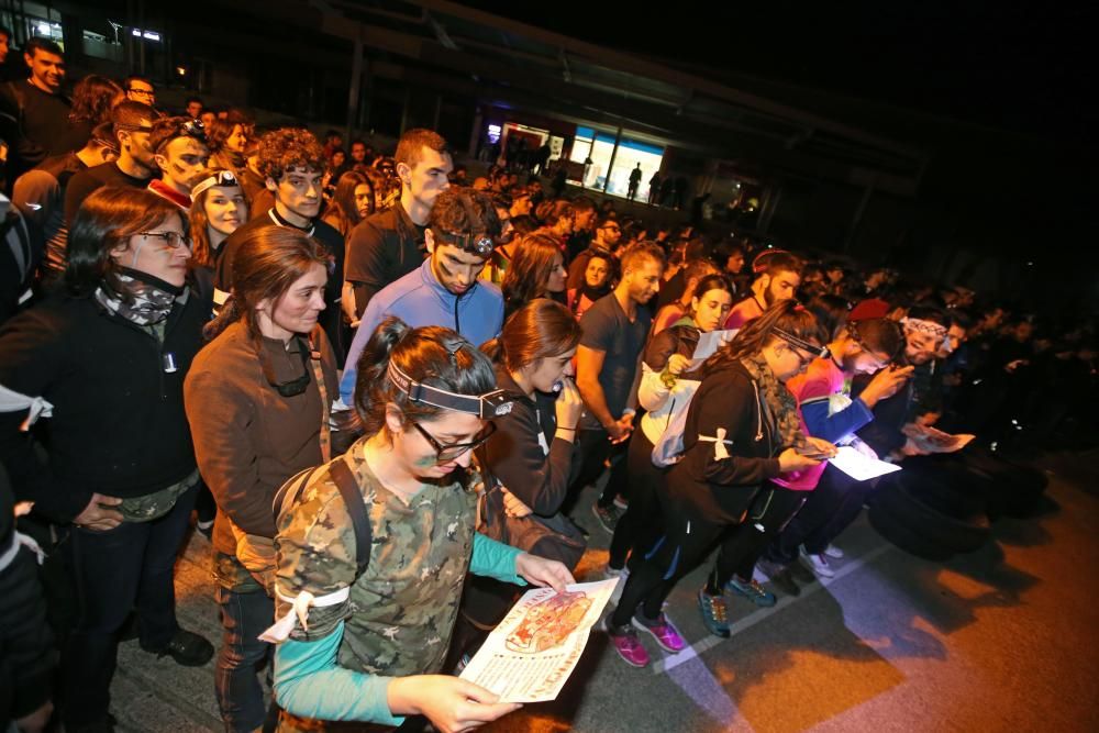 Doscientas personas participan esta noche en un rastrexo de temática bélica organizado por "Teleco"