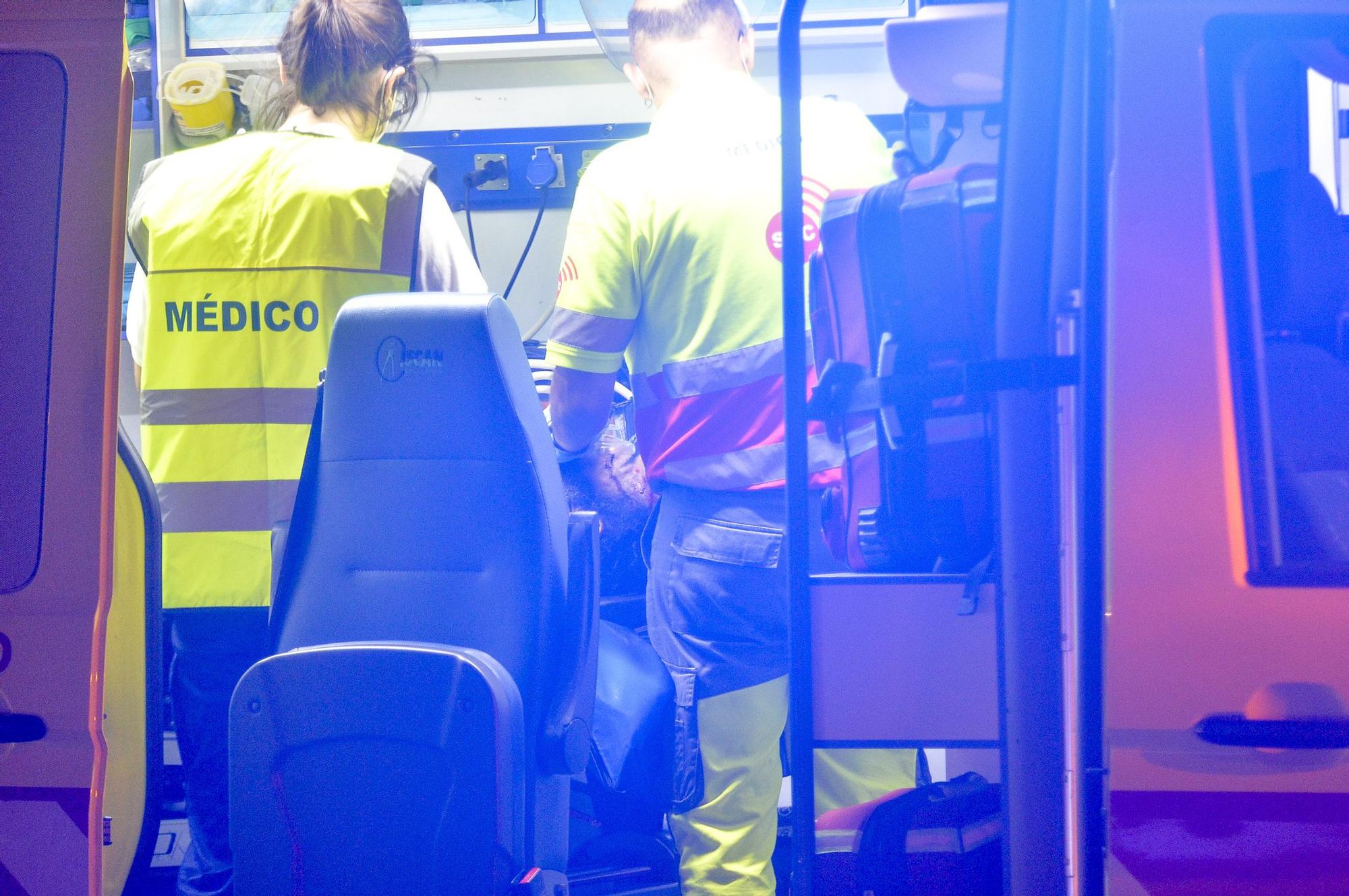 Accidente con heridos graves en la Avenida Marítima