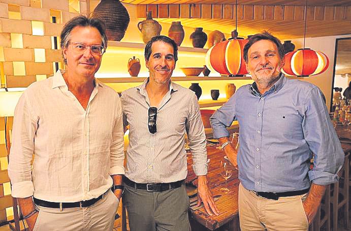 Fredy Mudoy, Alejandro Palomino y Xavier Roca.