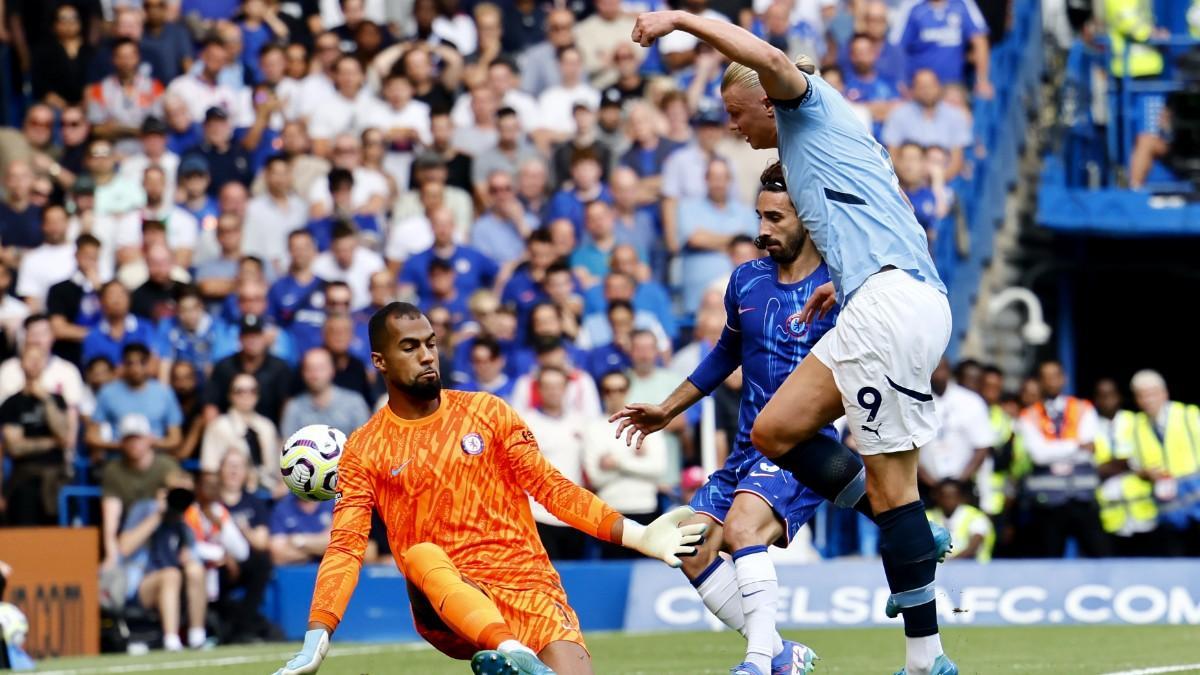 Haaland no tembló ante Cucurella en el Chelsea - Manchester City