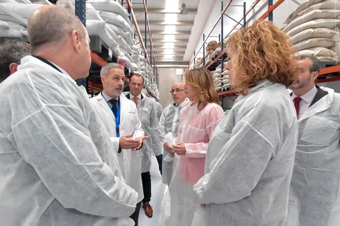 18-01-2018 AGÜIMES. Xiana Méndez, secretaria de Estado de Comercio, inaugura en Arinaga las instalaciones de Nektium. Fotógrafo: ANDRES CRUZ