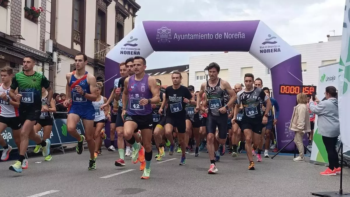 La Carrera de los Callos de Noreña acude al peso: 70 kilos del producto para el ganador y 49 para la vencedora