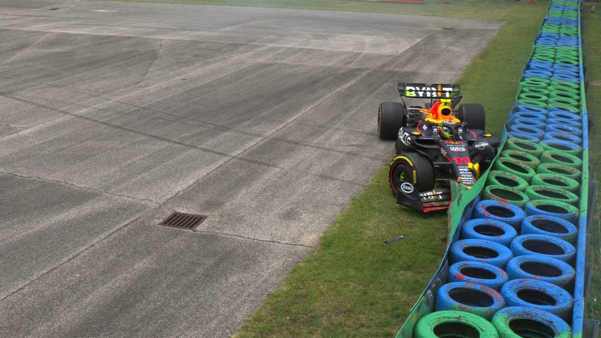 Checo ha estrellado el Red Bull en los primeros libres en el Hungaroring
