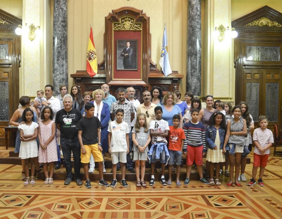 Participantes en ''Vacaciones en Paz'' en María Pita