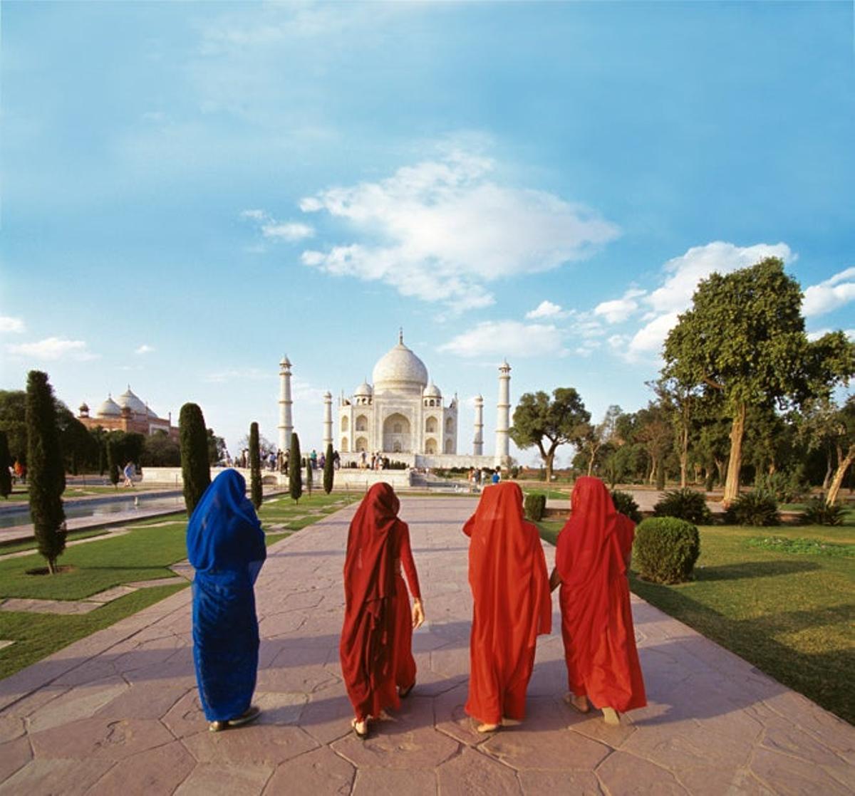 El Taj Mahal y el Taj Nature Walk, en Agra