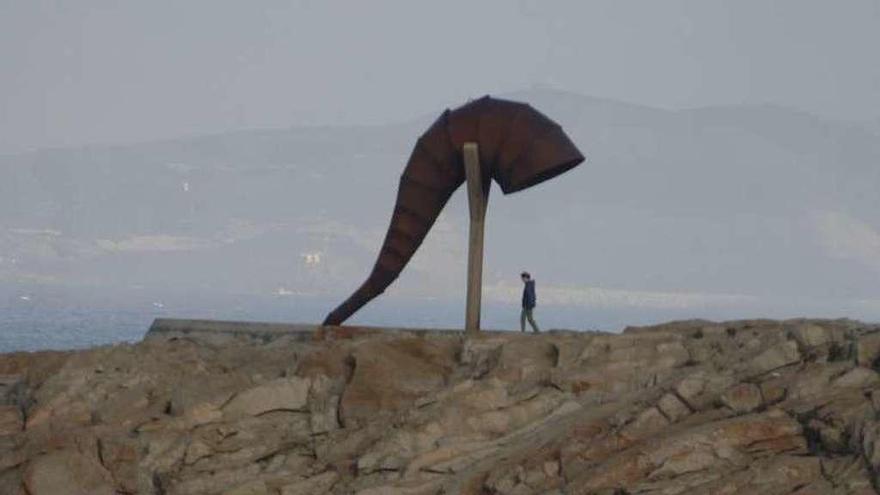 La caracola de punta Herminia, antes de los daños del temporal.