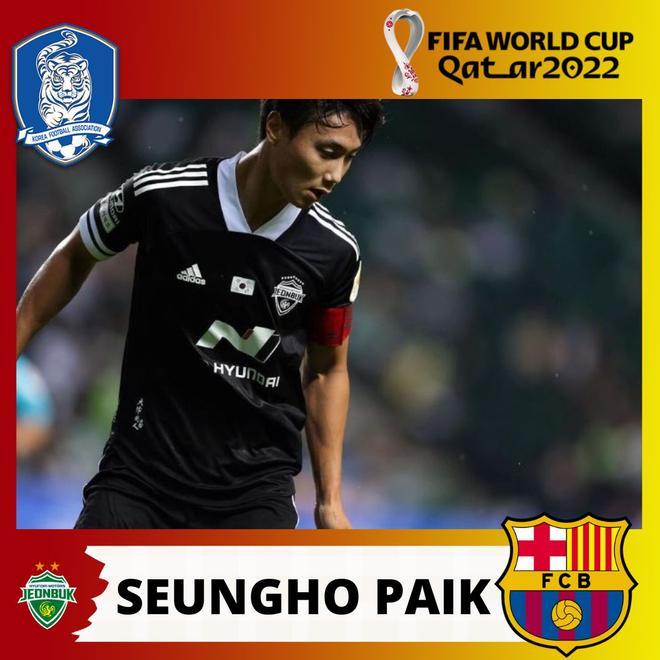 SeungHo Paik también se formó en la Masia, pero como Take Kubo, tuvo que salir por la sanción de la FIFA