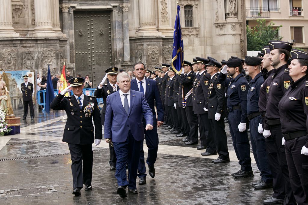 Las imágenes de la celebración de los Santos Ángeles Custodios de la Policía Nacional en Murcia