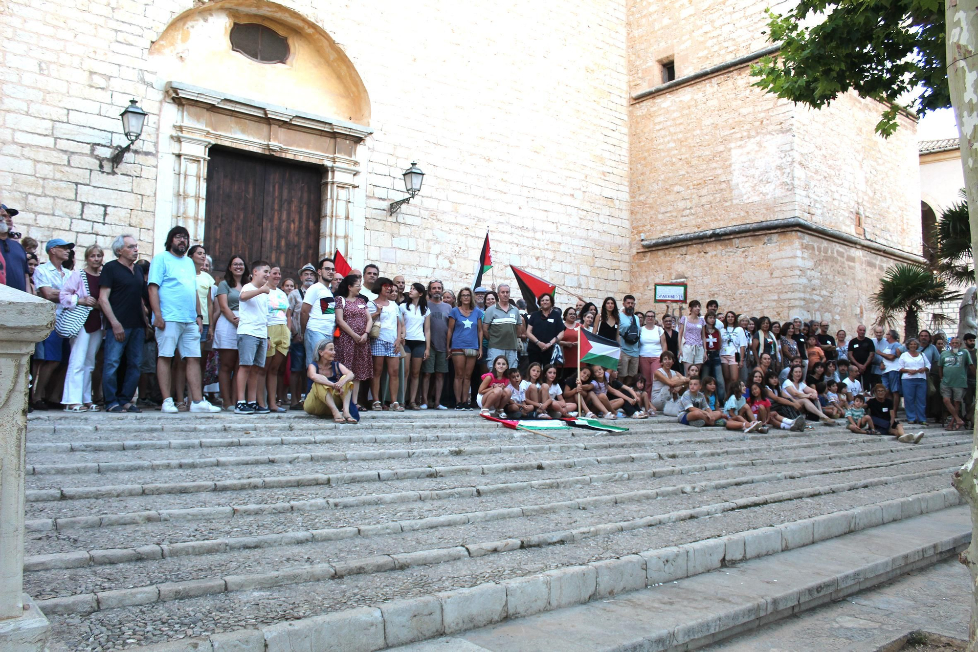 Binissalem sale a la calle para apoyar a Palestina