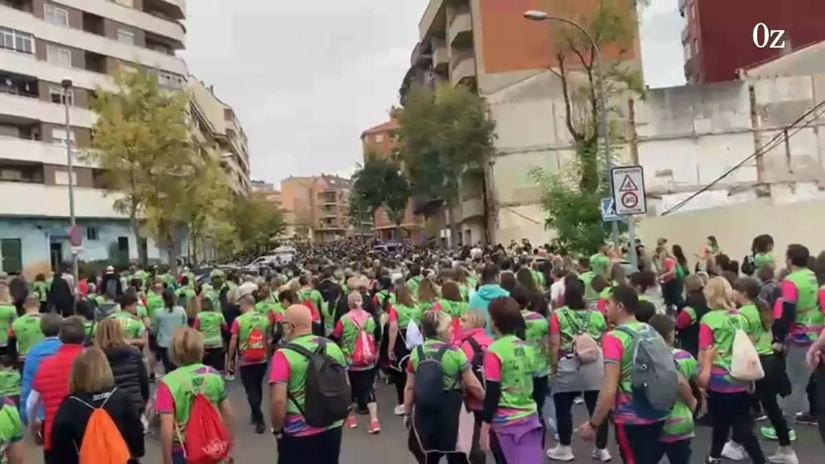 Zamora, unida para luchar contra el cáncer: 8.000 personas en la marcha "Mucho x Vivir", más que una carrera