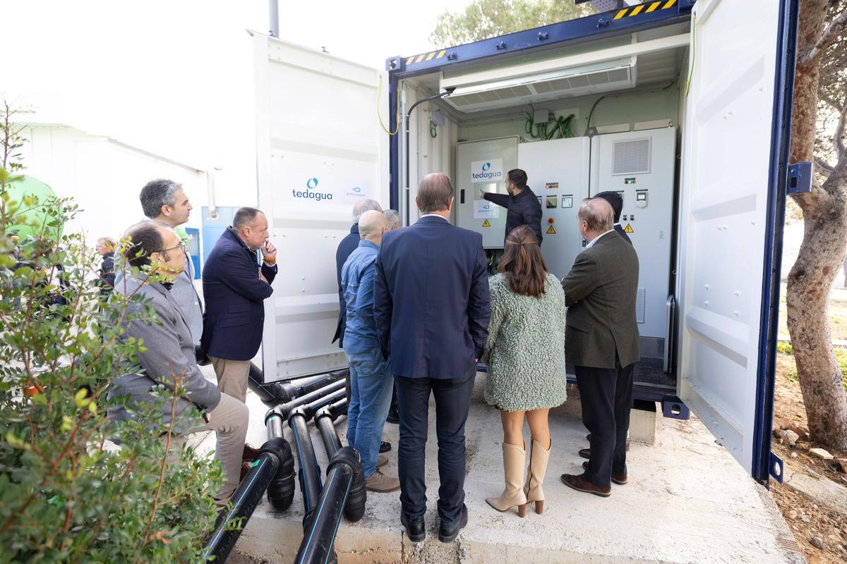 Todas las imágenes de la puesta en marcha de la desaladora de Sant Antoni