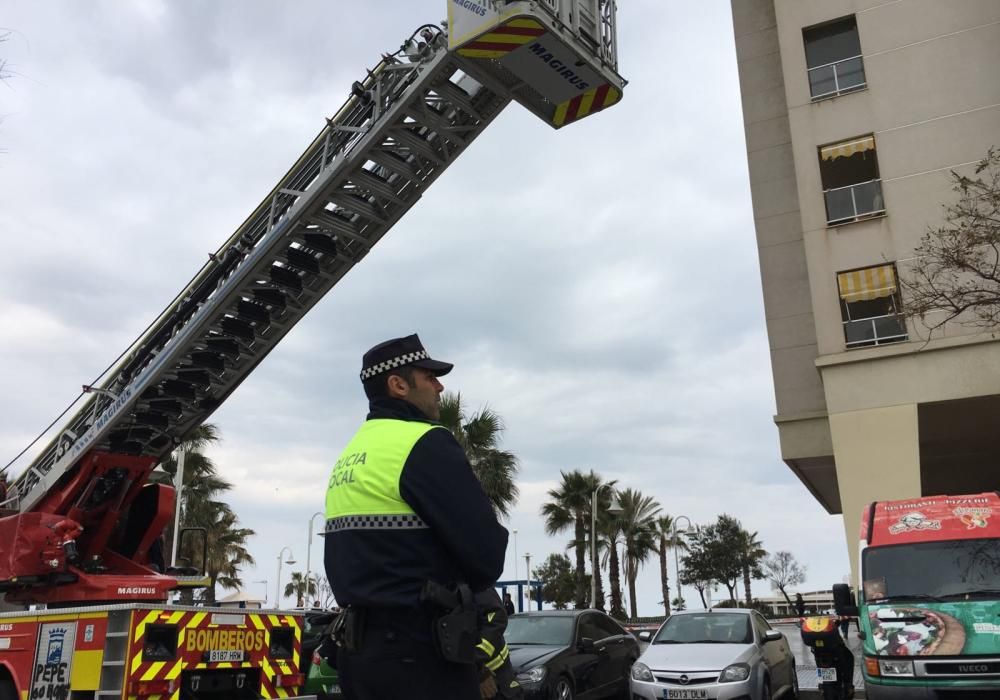 Incendio en una vivienda en la calle Pacífico