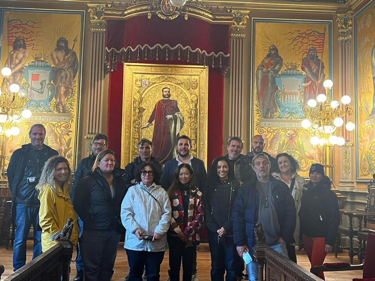 Miembros de la Film Comisión de Castilla y León visitan distintas localizadiones en la provincia