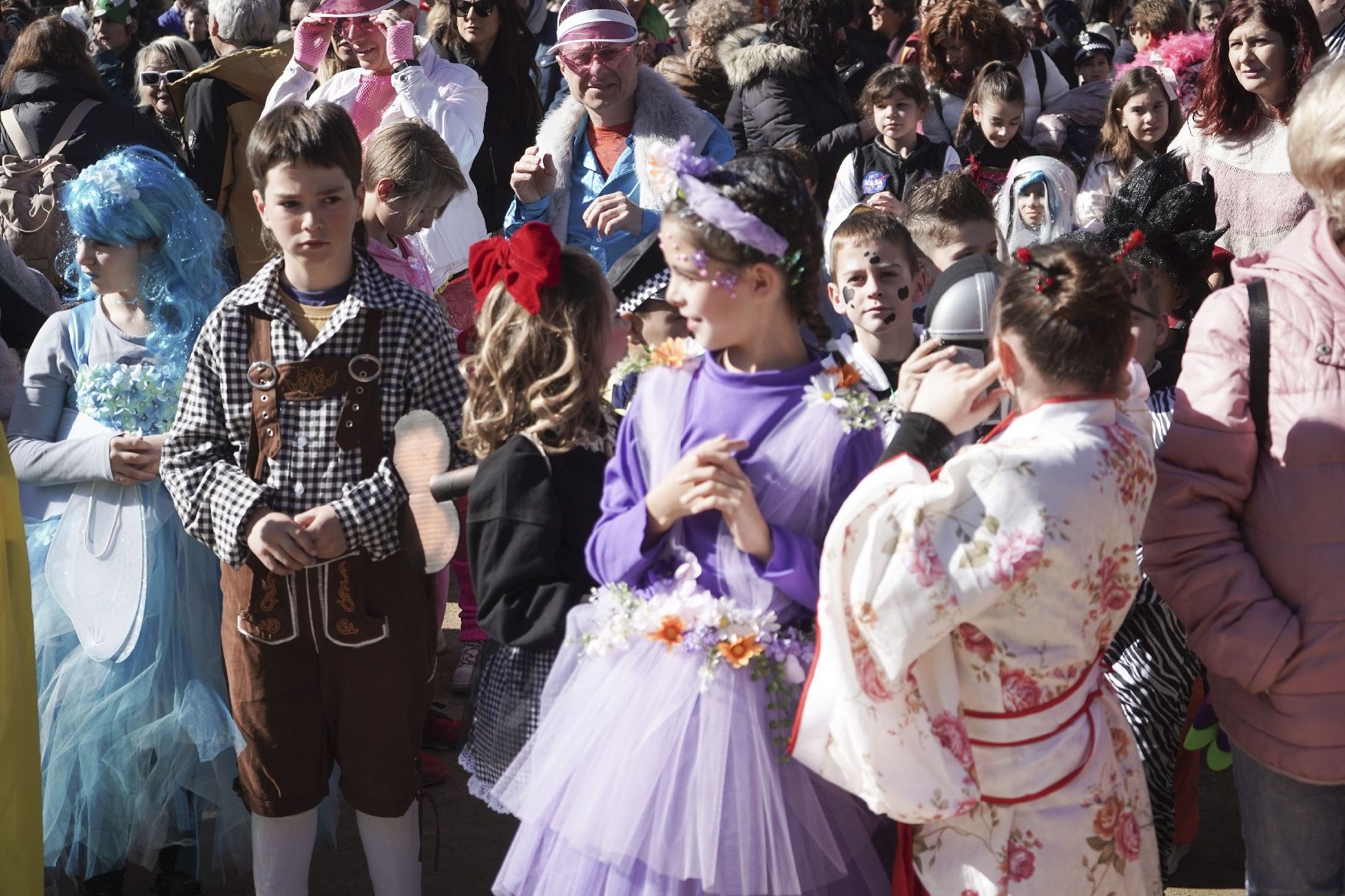 El Carnaval infantil de Sallent, en imatges