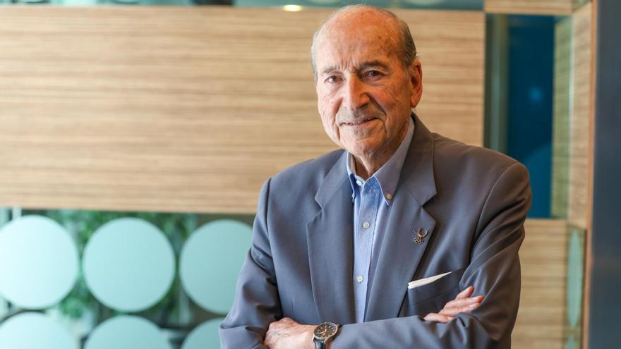 Conrado Durántez, durante su última visita a A Coruña.