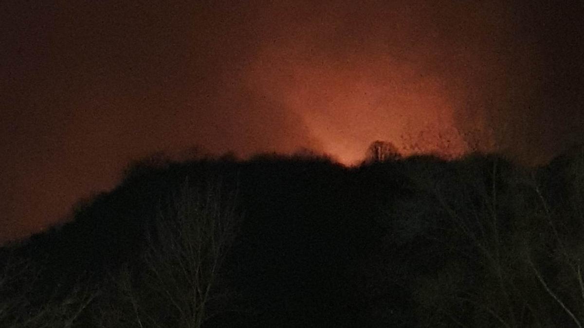 Incendio en Arenas de Cabrales